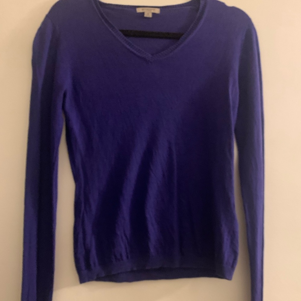 Burberry - size medium purple light weight sweater